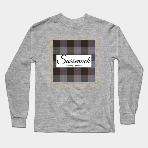 Sassenach Fraser Clan Tartan Long Sleeve T-Shirt by MalibuSun